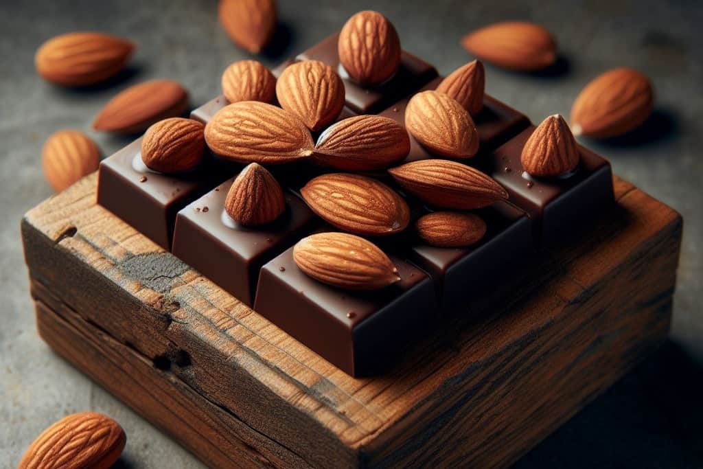 Dark chocolate & almonds - sophisticated, antioxidant road trip treats